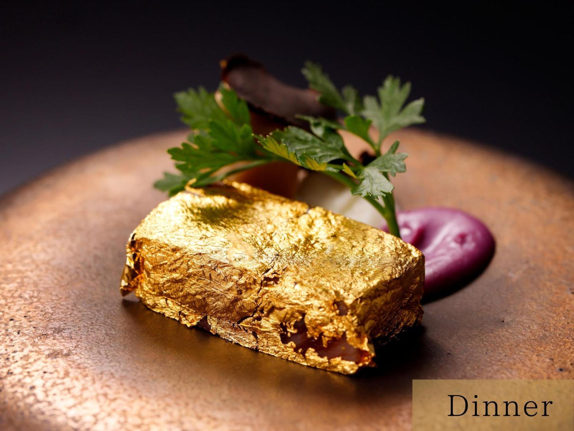The Hotel Sanraku Kanazawa 21Th December 2022 Open Exteriör bild Gold-plated foie gras